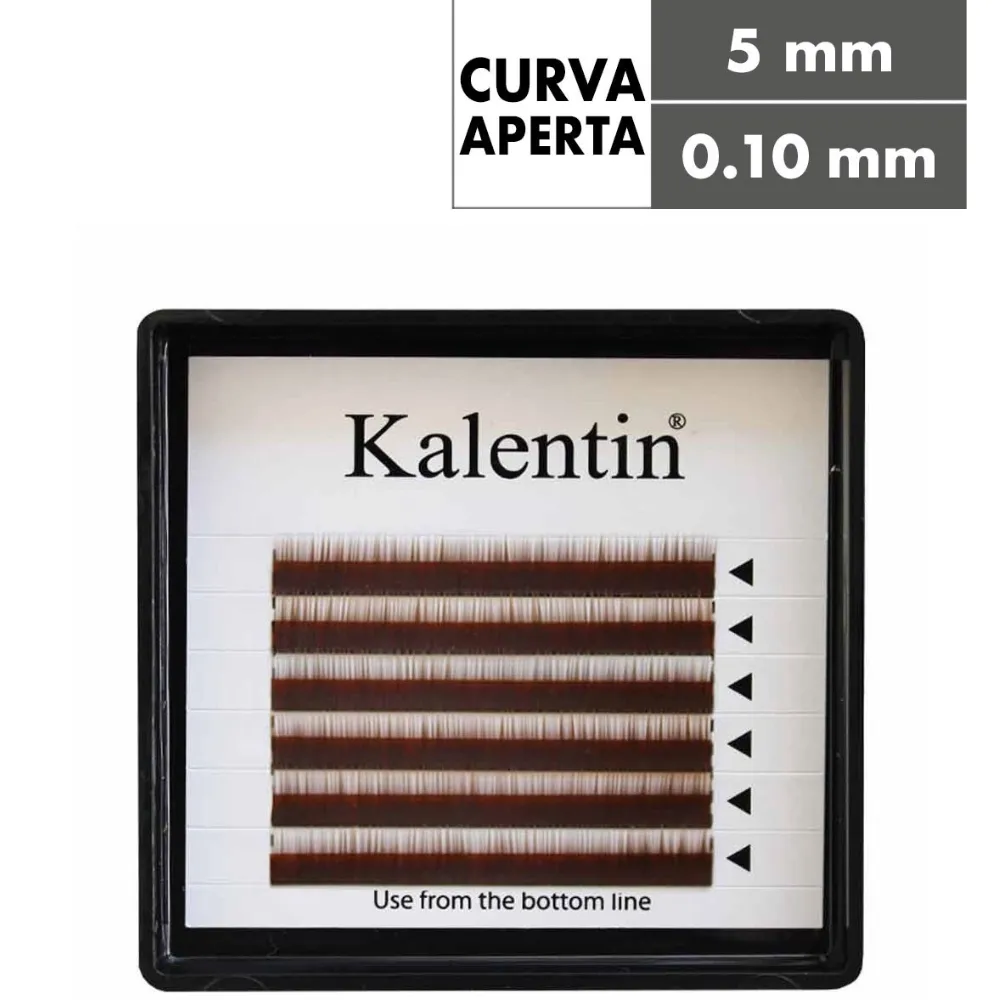 Kalentin Extensión de Cejas Curl I Brown 5mm Kalentin Extensión de Cejas Curl I Brown 5mm